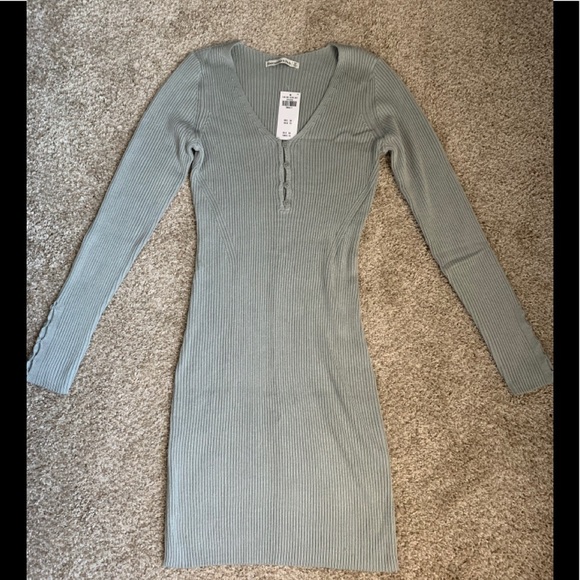 Henley Sweater Dress 